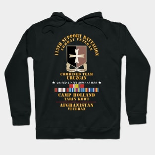 113th Support Battalion - Camp Holland Afghanistan Vet w AFGHAN SVC X 300 Hoodie